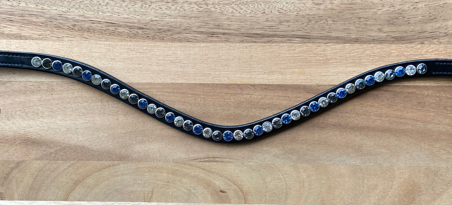 Frontriem enkele rij stenen