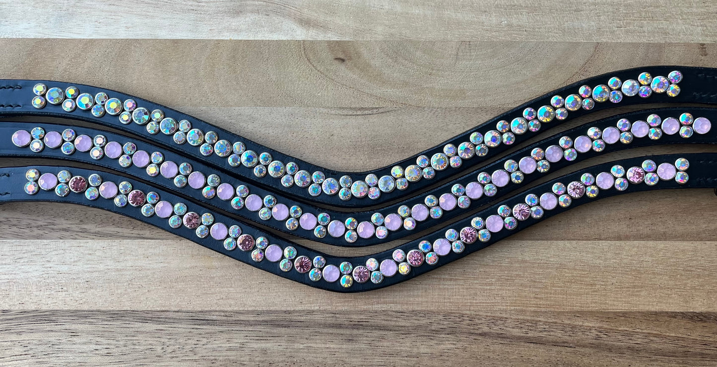 Frontriem dubbele rij stenen