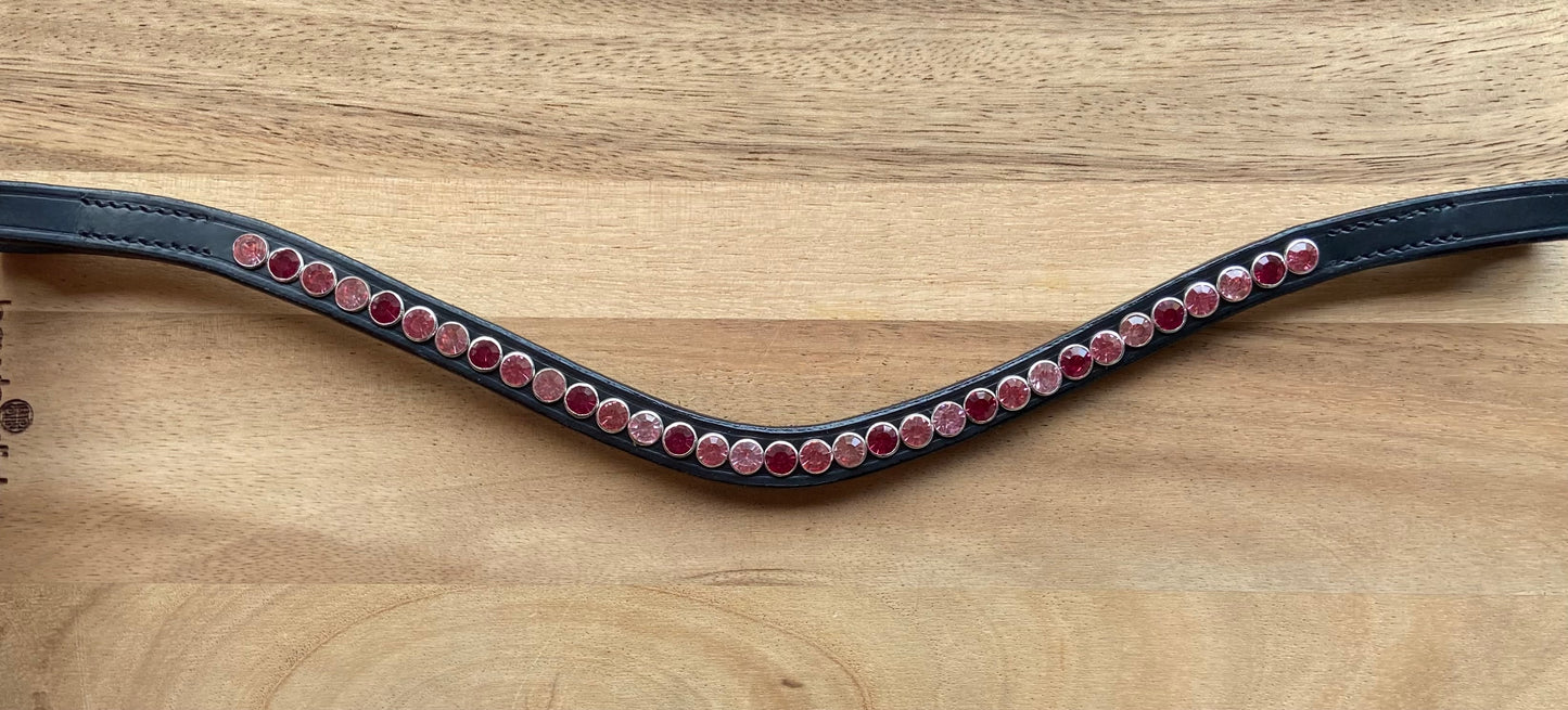 Frontriem enkele rij stenen