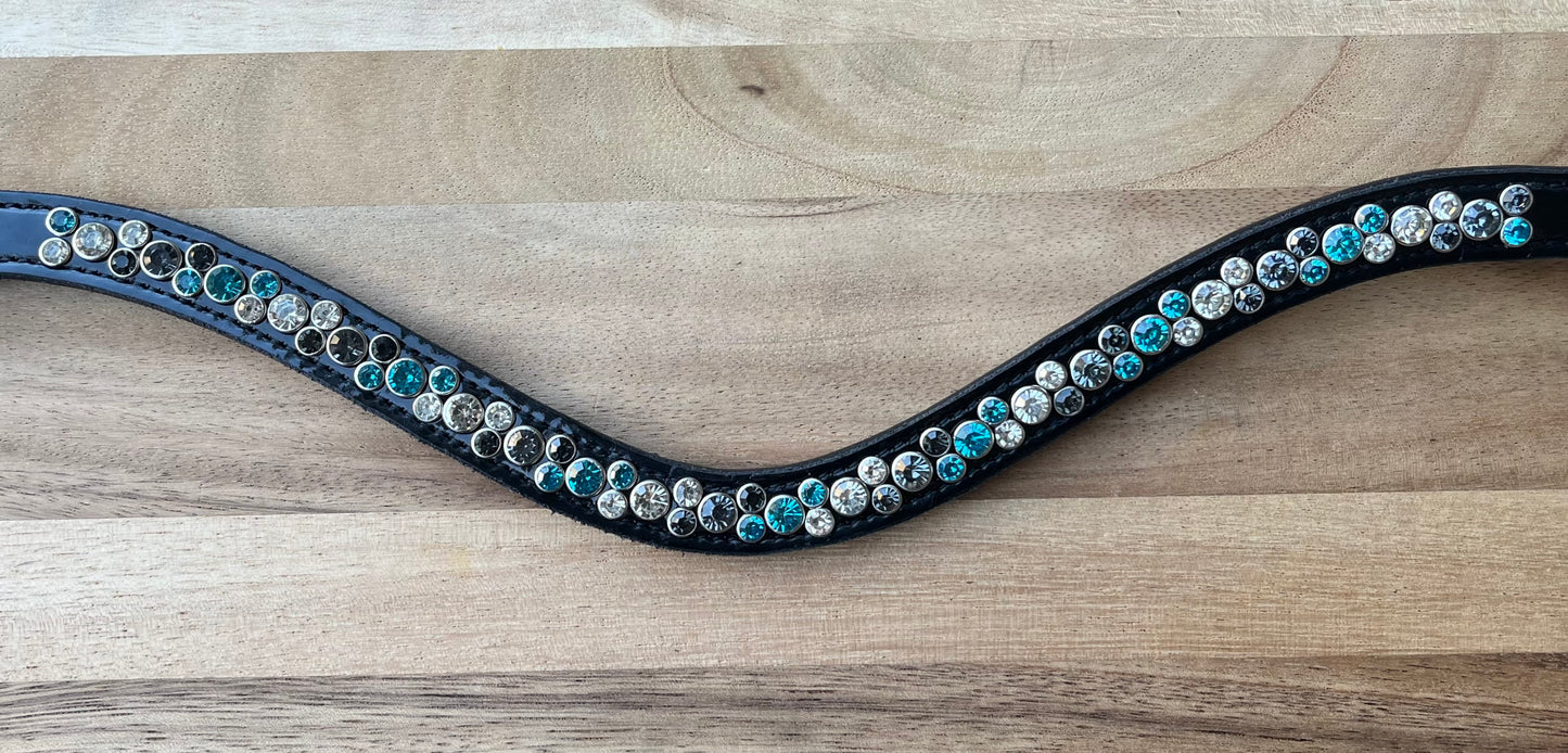 Frontriem dubbele rij stenen