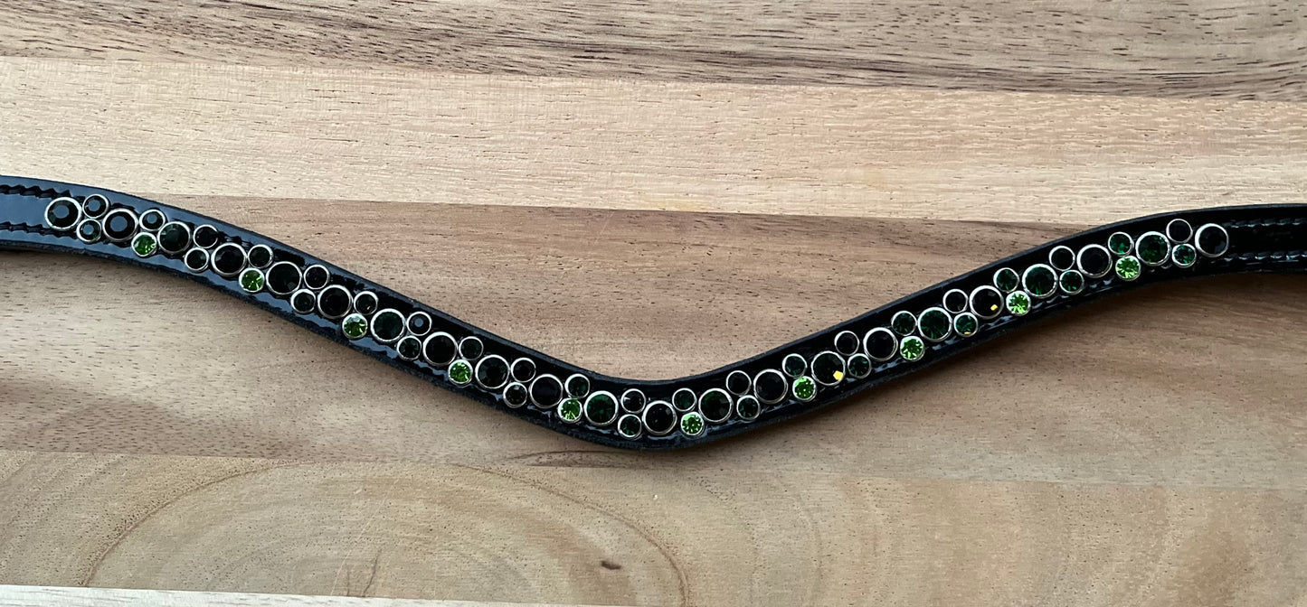 Frontriem dubbele rij stenen