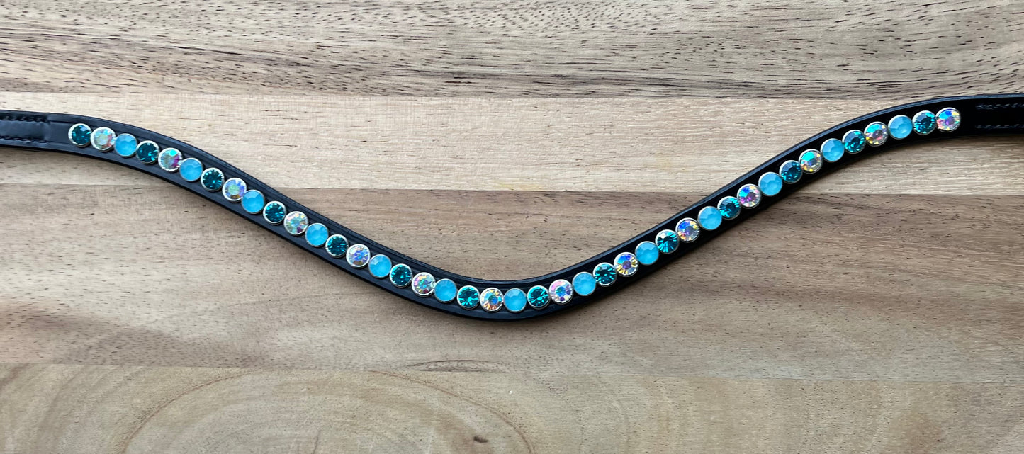 Frontriem enkele rij stenen