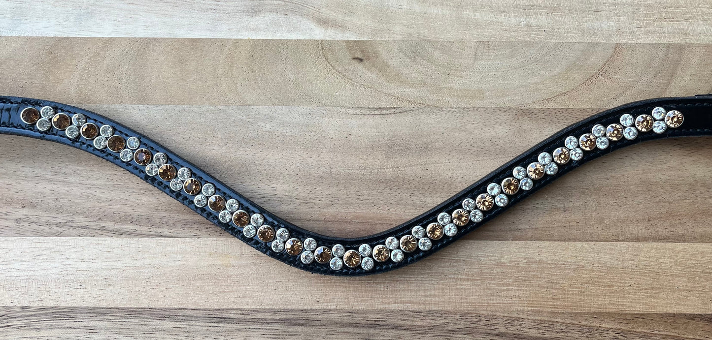 Frontriem dubbele rij stenen