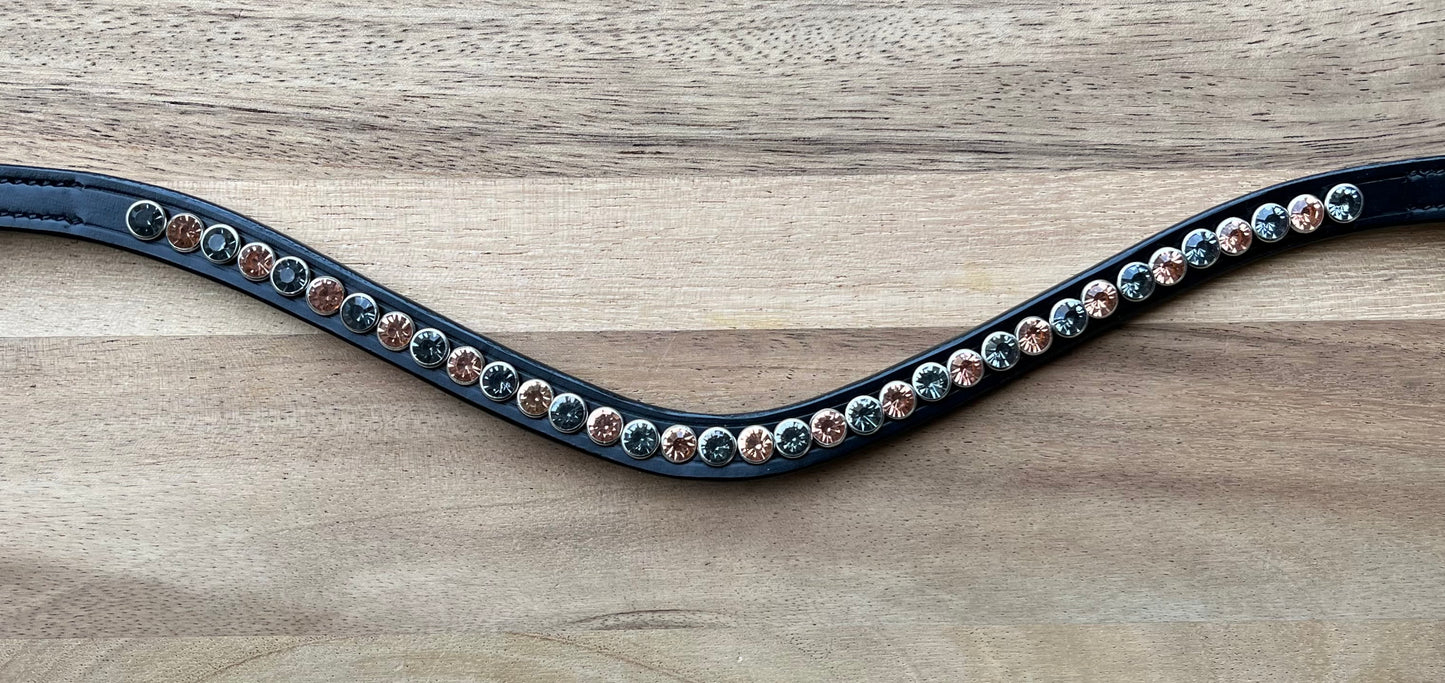 Frontriem enkele rij stenen