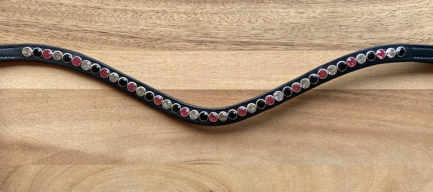 Frontriem enkele rij stenen