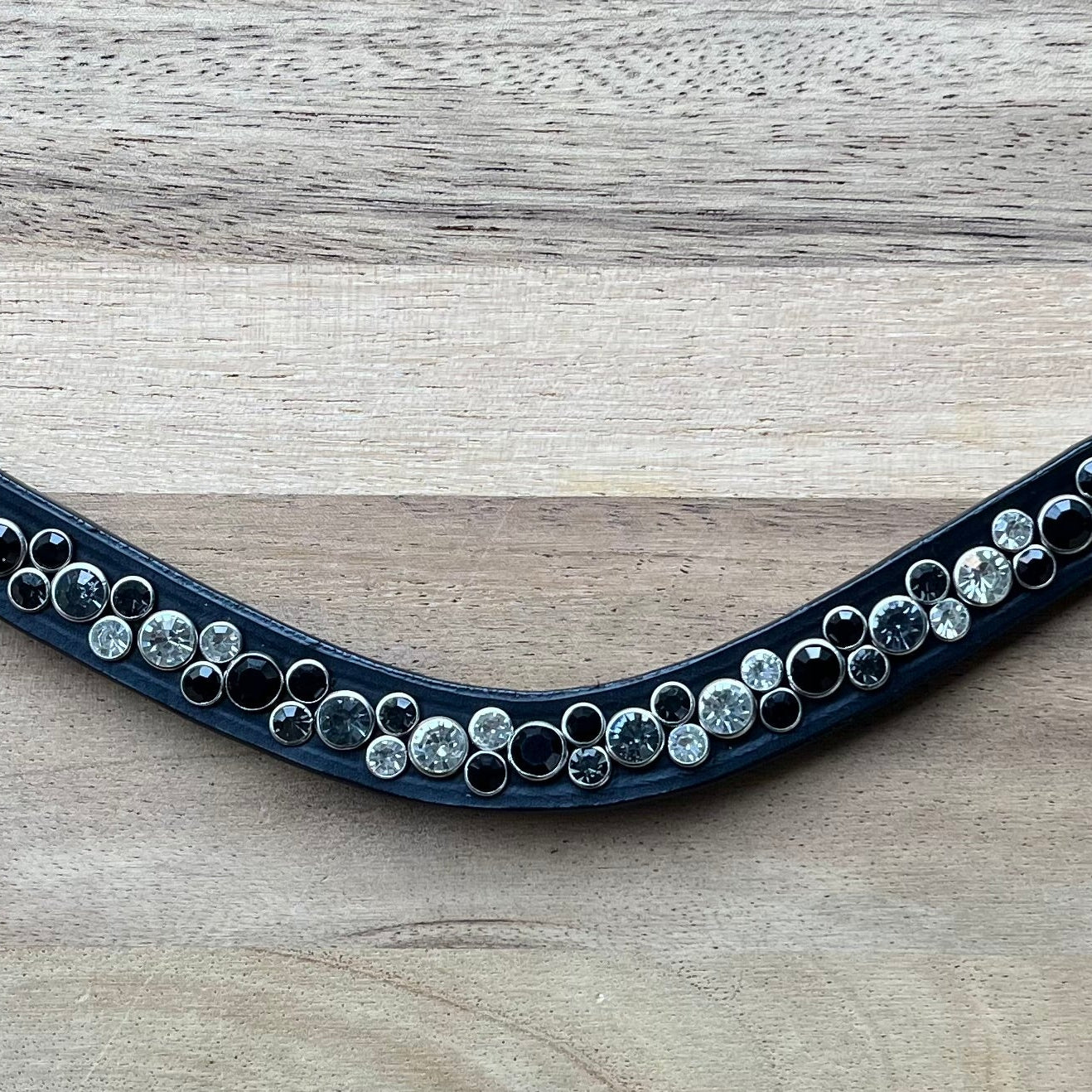 Frontriem dubbele rij stenen