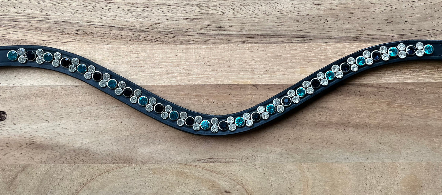 Frontriem dubbele rij stenen