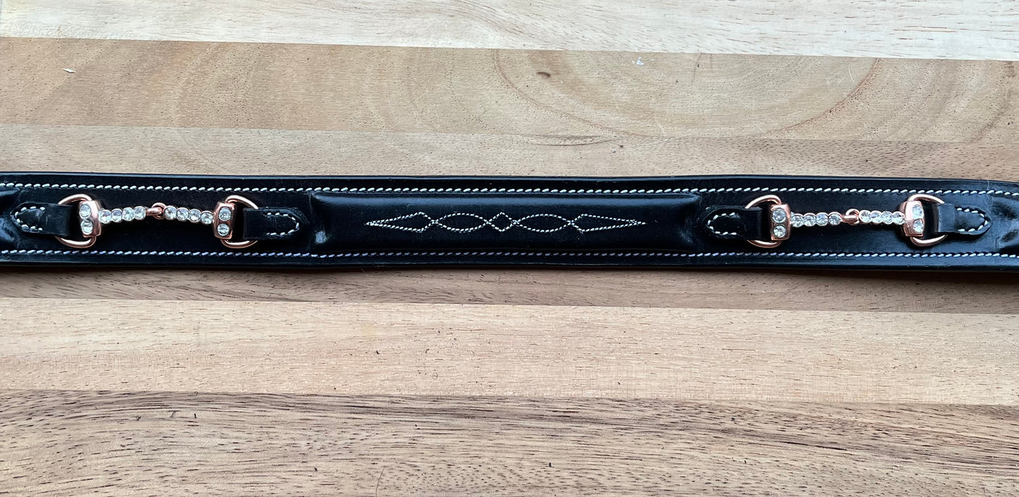 Leren riem met bitje