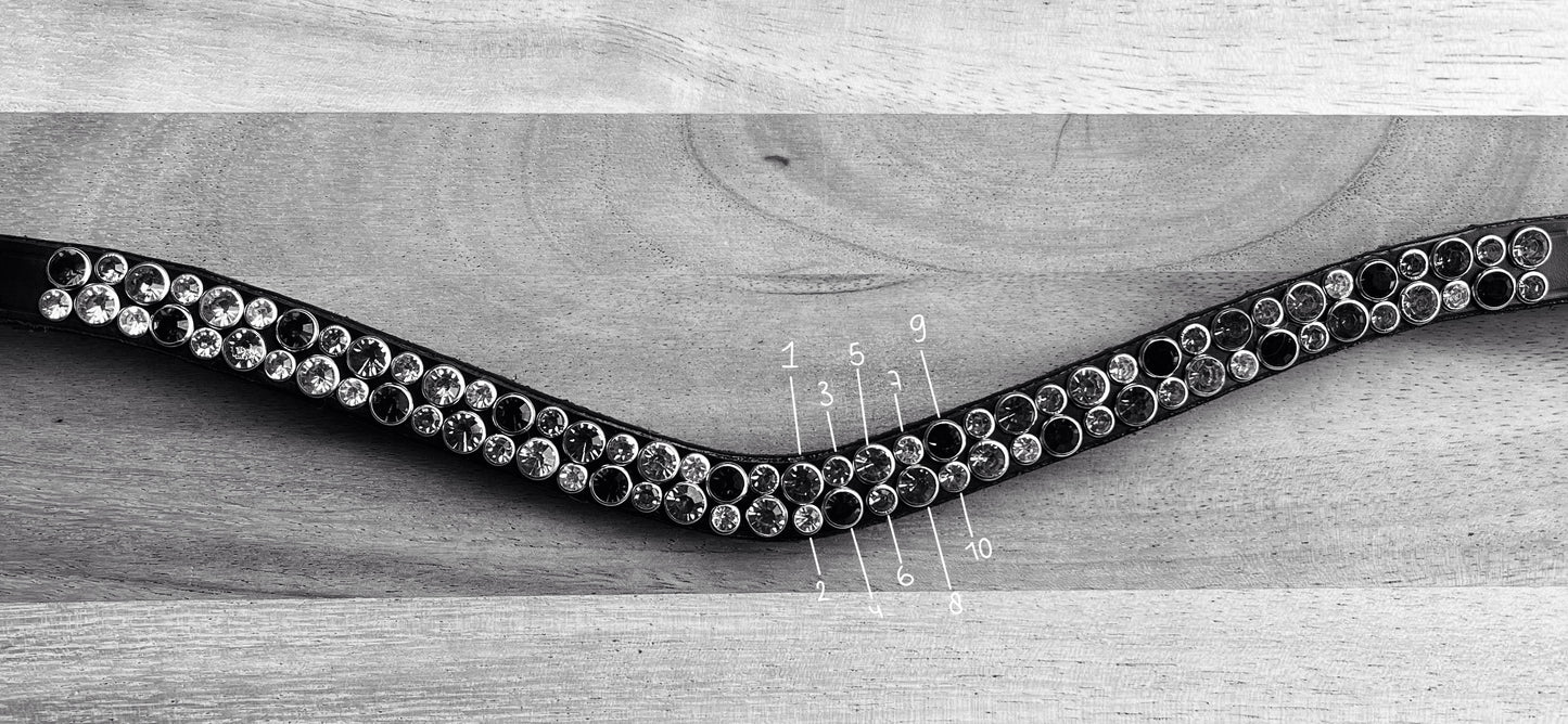 Frontriem 'Chique' lak