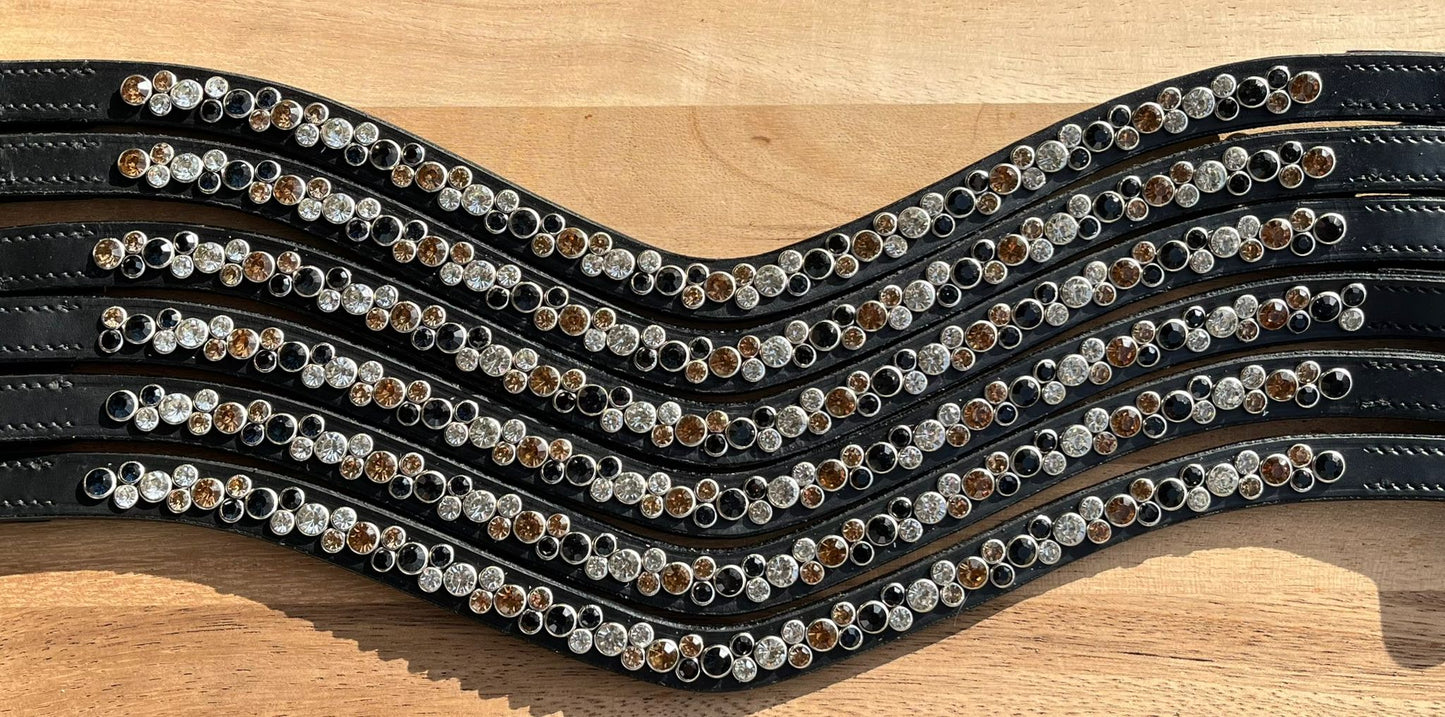 Frontriem dubbele rij stenen