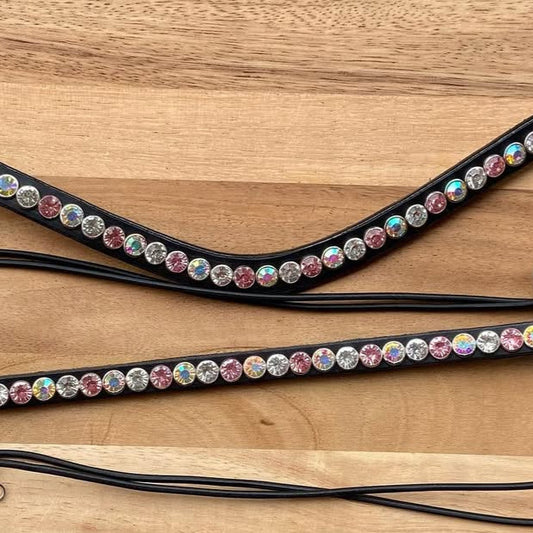 Combideal frontriem enkele rij + zadelsieraad